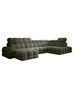 Narożnik wolnostojący TOLLO układ-U Prawy Elektryczna regulacja Tkanina ANTHOLOGY 12