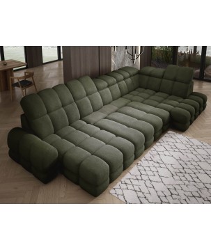 Narożnik wolnostojący TOLLO układ-U Prawy Elektryczna regulacja Tkanina ANTHOLOGY 12