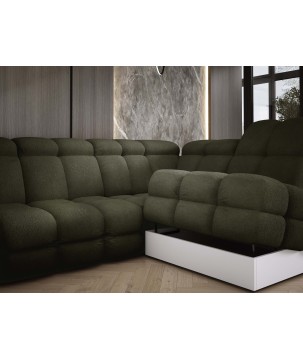 Narożnik wolnostojący TOLLO układ-U Prawy Elektryczna regulacja Tkanina ANTHOLOGY 12