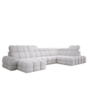 Narożnik wolnostojący TOLLO układ-U Prawy Elektryczna regulacja Tkanina ANTHOLOGY 15