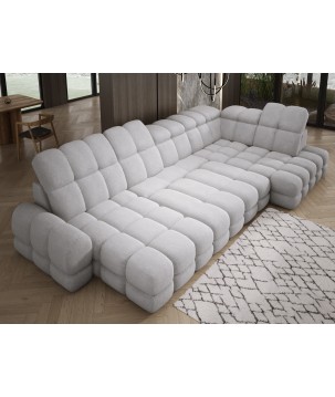 Narożnik wolnostojący TOLLO układ-U Prawy Elektryczna regulacja Tkanina ANTHOLOGY 17