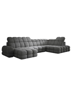 Narożnik wolnostojący TOLLO układ-U Prawy Elektryczna regulacja Tkanina ANTHOLOGY 18