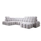 Narożnik wolnostojący TOLLO układ-U Lewy Elektryczna regulacja Tkanina SALVADOR 13