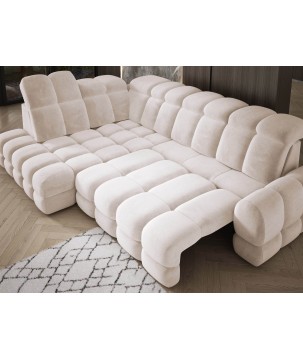 Narożnik wolnostojący TOLLO Strona Lewa Tkanina SALVADOR 01