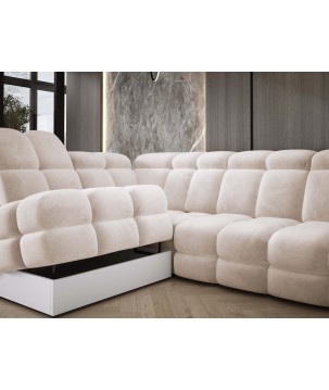 Narożnik wolnostojący TOLLO Strona Lewa Tkanina SALVADOR 01