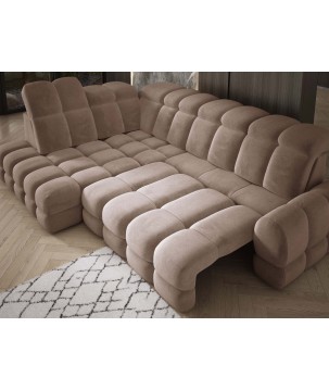 Narożnik wolnostojący TOLLO Strona Lewa Tkanina SALVADOR 03