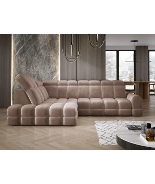 Narożnik wolnostojący TOLLO Strona Lewa Tkanina SALVADOR 03