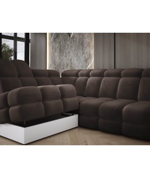 Narożnik wolnostojący TOLLO Strona Lewa Tkanina SALVADOR 04