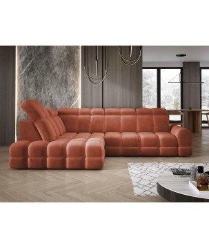 Narożnik wolnostojący TOLLO Strona Lewa Tkanina SALVADOR 07