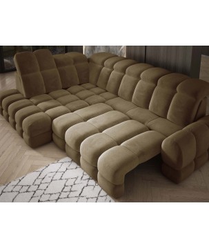 Narożnik wolnostojący TOLLO Strona Lewa Tkanina SALVADOR 10