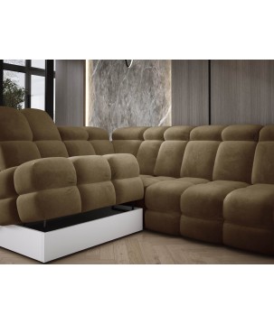 Narożnik wolnostojący TOLLO Strona Lewa Tkanina SALVADOR 10