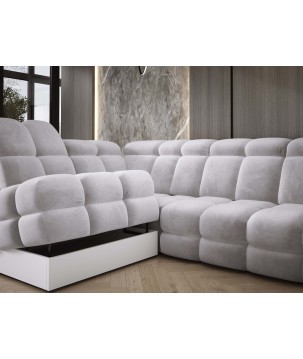 Narożnik wolnostojący TOLLO Strona Lewa Tkanina SALVADOR 13