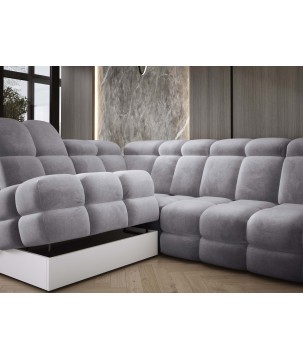 Narożnik wolnostojący TOLLO Strona Lewa Tkanina SALVADOR 14