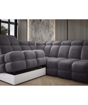 Narożnik wolnostojący TOLLO Strona Lewa Tkanina SALVADOR 15