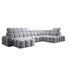 Narożnik wolnostojący TOLLO układ-U Prawy Elektryczna regulacja Tkanina SALVADOR 14