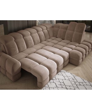 Narożnik wolnostojący TOLLO Strona Prawa Tkanina SALVADOR 03