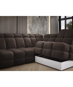 Narożnik wolnostojący TOLLO Strona Prawa Tkanina SALVADOR 04