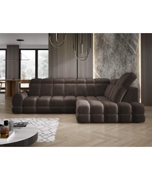 Narożnik wolnostojący TOLLO Strona Prawa Tkanina SALVADOR 04