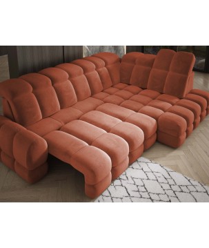 Narożnik wolnostojący TOLLO Strona Prawa Tkanina SALVADOR 07