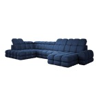 Narożnik wolnostojący TOLLO układ-U Lewy Elektryczna regulacja Tkanina SOLAR 79