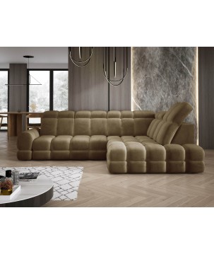 Narożnik wolnostojący TOLLO Strona Prawa Tkanina SALVADOR 10