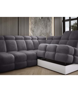 Narożnik wolnostojący TOLLO Strona Prawa Tkanina SALVADOR 15