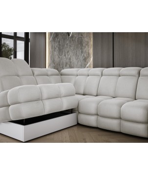 Narożnik wolnostojący TOLLO Strona Lewa Tkanina SOLAR 03