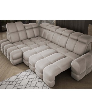 Narożnik wolnostojący TOLLO Strona Lewa Tkanina SOLAR 16