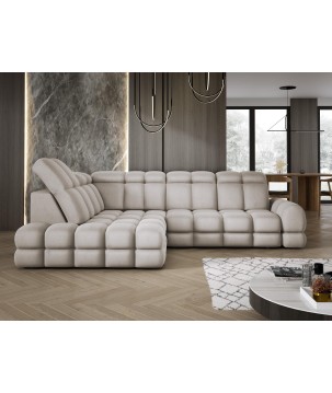 Narożnik wolnostojący TOLLO Strona Lewa Tkanina SOLAR 16