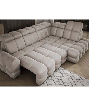 Narożnik wolnostojący TOLLO Strona Prawa Tkanina SOLAR 16