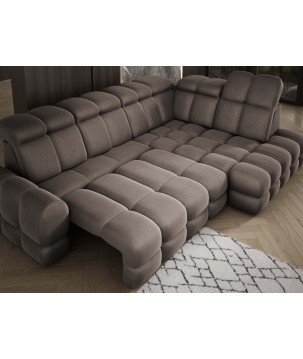 Narożnik wolnostojący TOLLO Strona Prawa Tkanina SOLAR 28