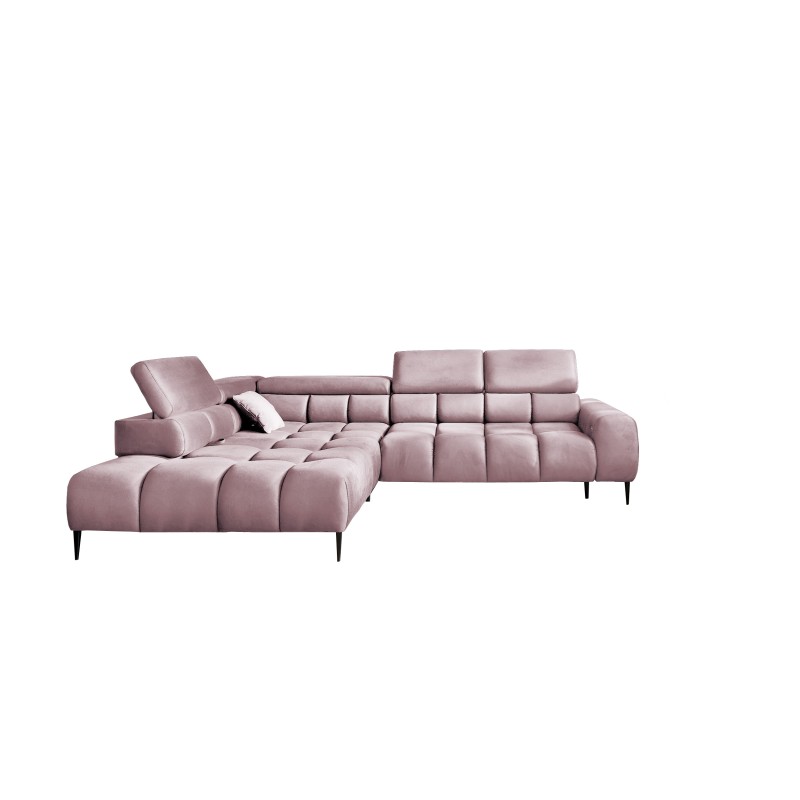 Narożnik wolnostojący PLAZA układ Lewy w tkaninie MONOLITH 62