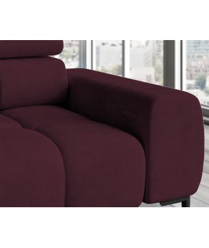 Narożnik wolnostojący PLAZA układ Lewy w tkaninie MONOLITH 69