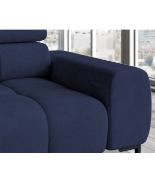 Narożnik wolnostojący PLAZA układ Lewy w tkaninie MONOLITH 77