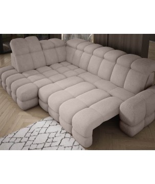 Narożnik wolnostojący TOLLO Strona Lewa Tkanina BUBBLE 03