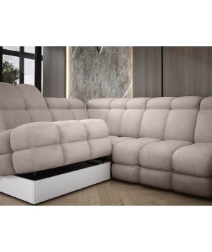 Narożnik wolnostojący TOLLO Strona Lewa Tkanina BUBBLE 03