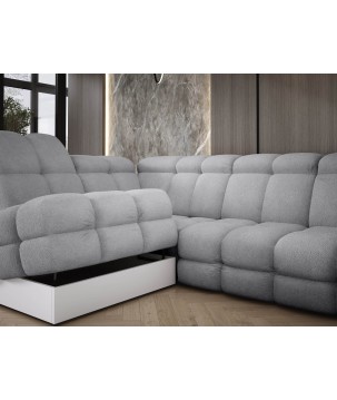 Narożnik wolnostojący TOLLO Strona Lewa Tkanina BUBBLE 06