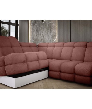 Narożnik wolnostojący TOLLO Strona Lewa Tkanina BUBBLE 09