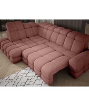 Narożnik wolnostojący TOLLO Strona Lewa Tkanina BUBBLE 09