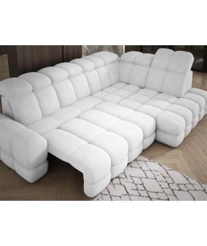 Narożnik wolnostojący TOLLO Strona Prawa Tkanina BUBBLE 01