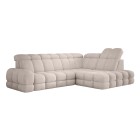 Narożnik wolnostojący TOLLO Strona Prawa Tkanina BUBBLE 03