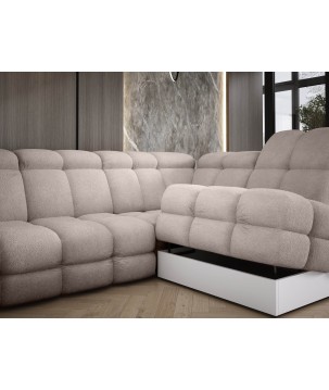 Narożnik wolnostojący TOLLO Strona Prawa Tkanina BUBBLE 03