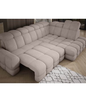 Narożnik wolnostojący TOLLO Strona Prawa Tkanina BUBBLE 03