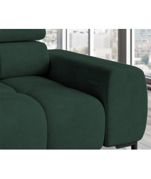 Narożnik wolnostojący PLAZA układ Prawy w tkaninie MONOLITH 37