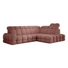 Narożnik wolnostojący TOLLO Strona Prawa Tkanina BUBBLE 09