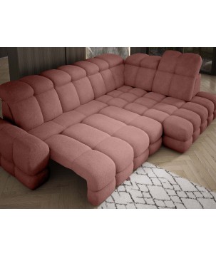 Narożnik wolnostojący TOLLO Strona Prawa Tkanina BUBBLE 09