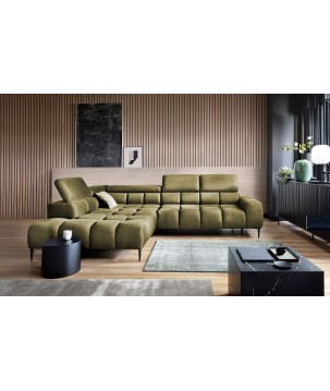 Narożnik wolnostojący PLAZA układ Prawy w tkaninie MONOLITH 38