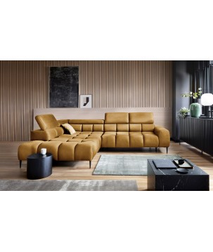 Narożnik wolnostojący PLAZA układ Prawy w tkaninie MONOLITH 48