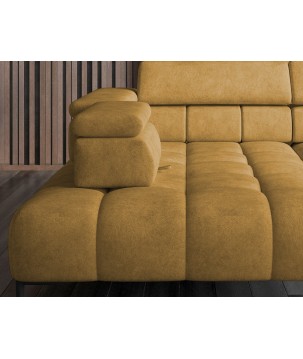 Narożnik wolnostojący PLAZA układ Prawy w tkaninie MONOLITH 48