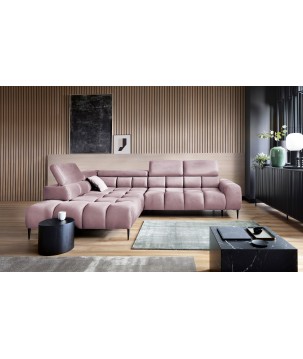 Narożnik wolnostojący PLAZA układ Prawy w tkaninie MONOLITH 62